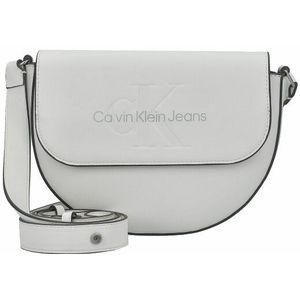 Calvin Klein Jeans Sculpted Schoudertas 24 cm white-silver logo