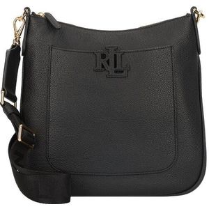 Lauren Ralph Lauren Cameryn Schoudertas Leer 27 cm  zwart