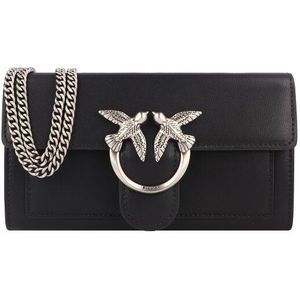 PINKO Love One Koppeltas Leer 19 cm  grijs