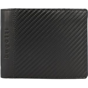 bugatti Comet Portemonnee RFID Leer 12,5 cm schwarz