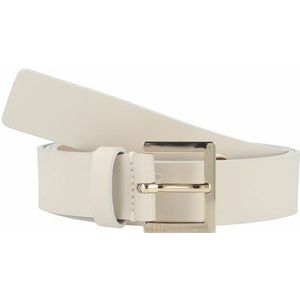 Boss Ivy Riem Leer open white 80 cm