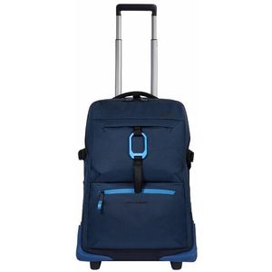 Piquadro Corner 2.0 4 wielen Cabinewagen 55 cm blue