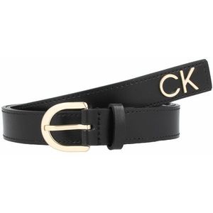 Calvin Klein Re-Lock Riem Leer ck black 70 cm