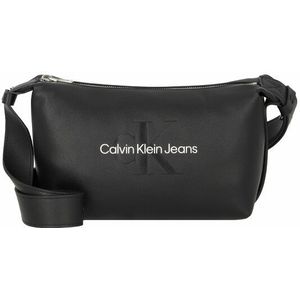 Calvin Klein Jeans Sculpted Schoudertas 22 cm black-metallic logo
