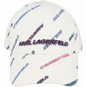 Karl Lagerfeld Futuristische Baseball Cap 30 cm white