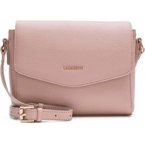 Lazarotti Bologna Leather Schoudertas Leer 22 cm pink