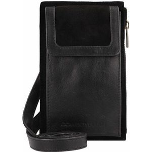 Cowboysbag Seventies Suede Mobiel telefoonhoesje Leer 12.5 cm black