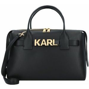 Karl Lagerfeld Letters Handtas Leer 34.5 cm black