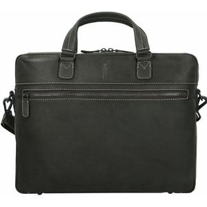 Jack Kinsky Baltimore 8 Lederen aktetas 40 cm Laptopcompartiment anthrazit