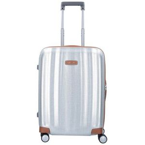 Samsonite Lite Cube DLX Spinner 4-Wiel Cabin Trolley 55 cm  zilverkleurig