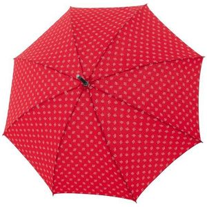 Doppler Manufaktur Zürs Rustika Stick Paraplu 91 cm  rood