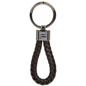 Porsche Design Sleutelhanger leer 10 cm dark brown