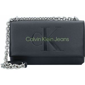 Calvin Klein Jeans Sculpted Schoudertas 25 cm black-dark juniper