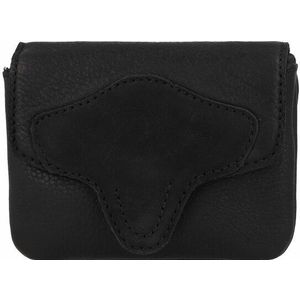 Cowboysbag Lederen portefeuille 14 cm black