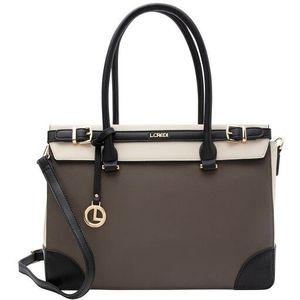 L.Credi Plamena Shopper Tas 34 cm  grijs