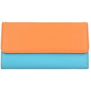 Mywalit Tri-fold Zip Wallet Leren Portemonnee 17 cm copacabana