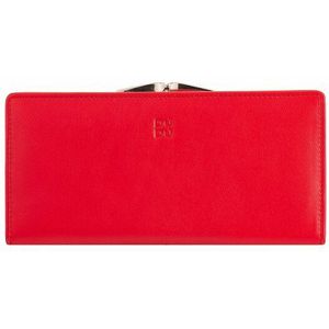 DuDu Chiloé Portemonnee RFID-bescherming Leer 19.5 cm flame red