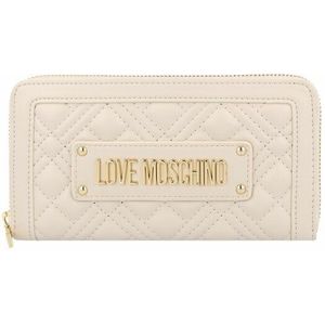 Love Moschino Quilted Portemonnee 20 cm ivory
