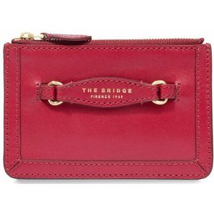 The Bridge Bettina Portemonnee RFID-bescherming Leer 13 cm berry