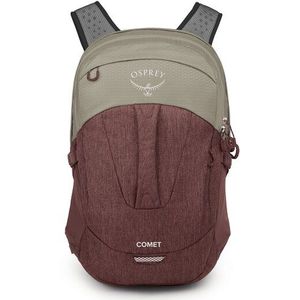 Osprey Comet Dagrugzak 50 cm sawdust tan-raisin red