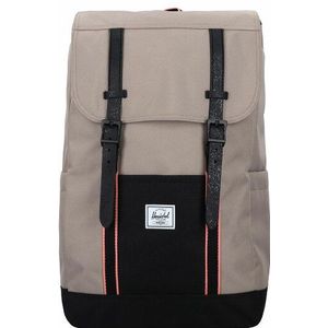 Herschel Retreat Rugzak 43 cm Laptop compartiment taupe gray-black-shell pink