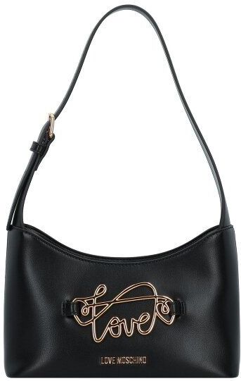 Love Moschino Script Schoudertas 25 cm  zwart