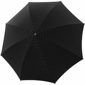 Doppler Manufaktur Cottage Diplomat Stick Paraplu 91 cm schwarz gemustert