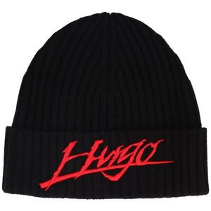 Hugo Xilla Gebreide muts black