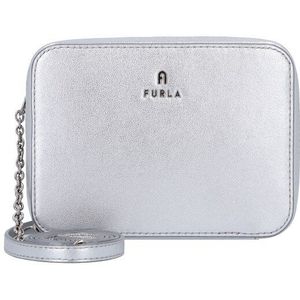 Furla Camelia Mini tas Schoudertas Leer 15 cm color silver