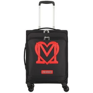 Love Moschino 4 wielen Cabinewagen 56 cm black-red