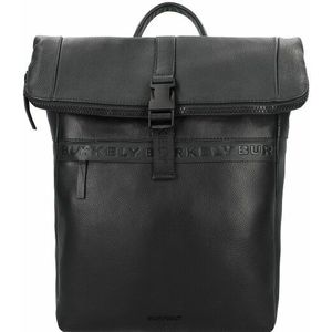 Burkely Minimal Mason Rugzak Leer 37 cm Laptop compartiment busy black