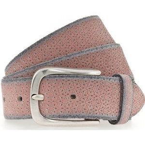 b.belt Riem Leer orange-silver 105 cm