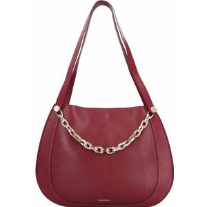 BORBONESE Arquette Shopper Tas Leer 43,5 cm rosso melagrana