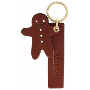 The Bridge Duccio Sleutelhanger Leer 7 cm marrone