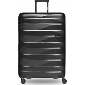 Bergpfeil Reis trolley op 4 wielen L 75 cm met uitbreidingsplooi black night metallic