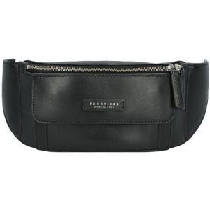 The Bridge Alberto Fanny pack Leer 25 cm nero abb. palladio o nickel