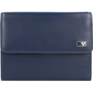 Roncato Firenze Portemonnee RFID Leer 13,5 cm navy