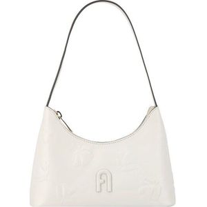 Furla Diamante Schoudertas Leer 24 cm  wit