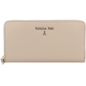 Patrizia Pepe Essentials Portemonnee Leer 19 cm camel beige