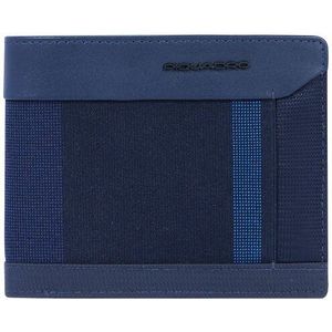 Piquadro Steve Portemonnee RFID-bescherming 11.5 cm blue