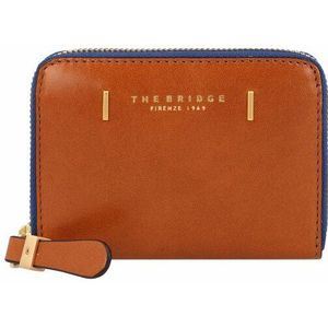 The Bridge Chiara Portemonnee Leer 12 cm cognac