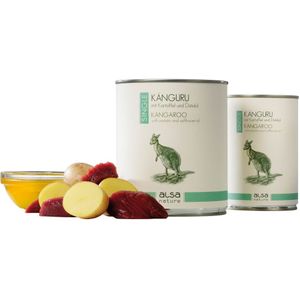 alsa-nature SINGLE Kangoeroe met aardappel,  800 g, Aantal: 60 x 800 g