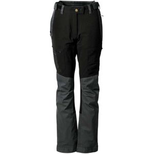 Pinewood® Damesbroek Finnveden Hybrid Extreme Trousers W’s, black/d.anthracite, Maat: 36