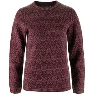 Fjällräven - Snow Round Neck Sweater - Port - Damestrui