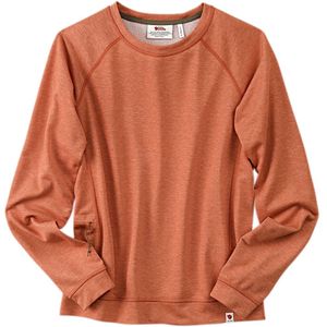Fjällräven Dames Trui High Coast Lite Sweater W, oranje-rood, Maat: XS