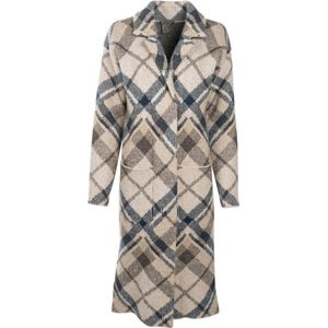 Ariat Damesvest WMS Ballston Cardigan, oatmeal plaid, Maat: XS