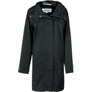 Aigle - Hefrida - Dames Parka - Zwart - Waterdicht en Ademend