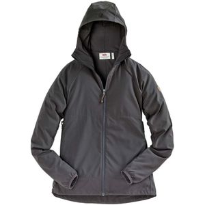 Fjällräven Damesjack Abisko Hybrid Windbreaker W, donkergrijs, Maat: XS