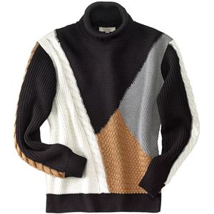 Aigle Dames Trui Stroga, zwart-wit-bruin, Maat: XS