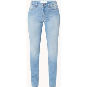 BRAX Shakira mid waist skinny jeans met lichte wassing